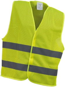 Kamizelka ostrzegawcza URGENT URG-MD201HV VEST siatka żółta
