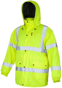 Kurtka ostrzegawcza ocieplana ART.MAS Flash kat.2 Yellow