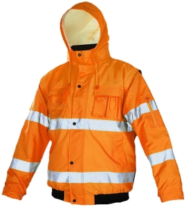 Kurtka ostrzegawcza ocieplana ART.MAS Flash Short kat.2 Orange