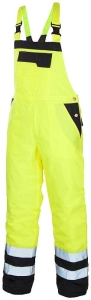 Ogrodniczki ostrzegawcze ocieplane ART.MAS OC Flash-Bi Yellow