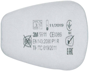 Filtr przeciwpyłowy 3M 5911 P1 R (2 szt.)