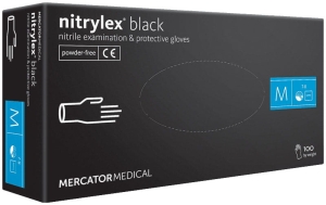 Rękawice diagnostyczne NITRYLEX BLACK (100 szt.)