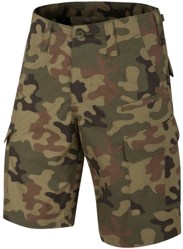 Krótkie spodnie HELIKON-TEX CPU PolyCotton Ripstop PL Woodland