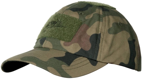Czapka baseball HELIKON-TEX PolyCotton Ripstop PL Woodland