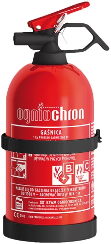 Gaśnica proszkowa OGNIOCHRON BC 1kg