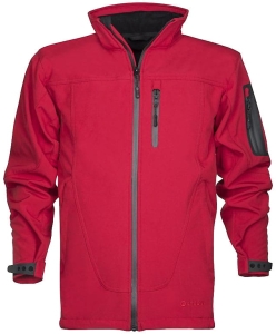 Kurtka softshell SPIRIT zimowa czerwona
