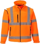 Kurtka softshell ostrzegawcza PORTWEST S428 pomarańczowa