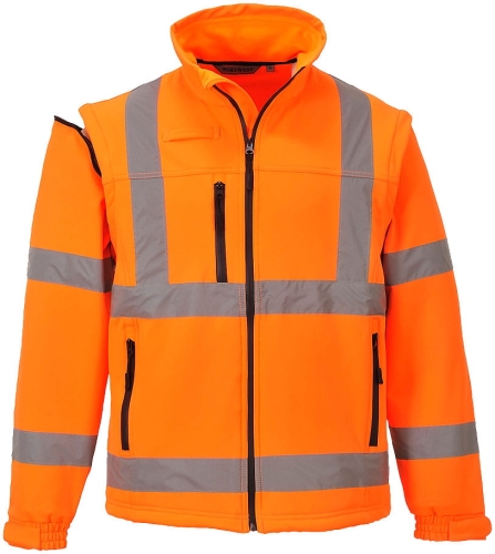 Kurtka softshell ostrzegawcza PORTWEST S428 pomarańczowa