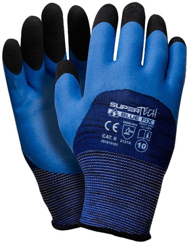 Rękawice robocze WORKLINK SUPER TECH BLUE FIX