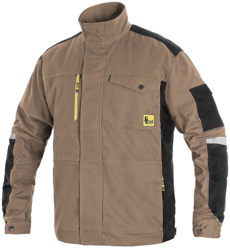 Bluza robocza CXS STRETCH beżowo-czarna