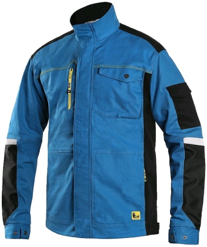 Bluza robocza CXS STRETCH skrócony wariant 170-176cm niebiesko-czarna
