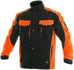 Bluza robocza CXS SIRIUS BRIGHTON czarno-pomarańczowa