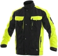 Bluza robocza CXS SIRIUS BRIGHTON zimowa czarno-żółta