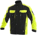 Bluza robocza CXS SIRIUS BRIGHTON skrócony wariant 170-176cm czarno-żółta