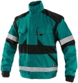 Bluza robocza CXS LUXY BRIGHT odblaskowa zielono-czarna