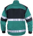 Bluza robocza CXS LUXY BRIGHT odblaskowa zielono-czarna