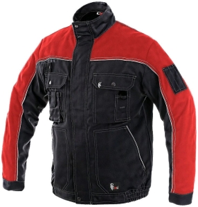 Bluza robocza CXS ORION OTAKAR czarno-czerwona