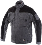 Bluza robocza CXS ORION OTAKAR skrócony wariant 170-176cm szaro-czarna