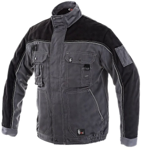 Bluza robocza CXS ORION OTAKAR skrócony wariant 170-176cm szaro-czarna