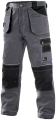 Spodnie robocze CXS ORION TEODOR skrócony wariant 170-176cm szaro-czarne