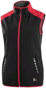 Kamizelka CXS HEBRON damska softshell czarno-czerwona