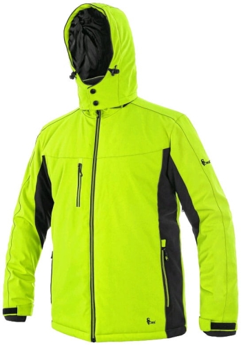 Kurtka CXS VEGAS softshell zimowa żółto-czarna