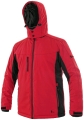 Kurtka CXS VEGAS softshell zimowa czerwono-czarna