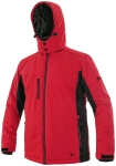 Kurtka CXS VEGAS softshell zimowa czerwono-czarna