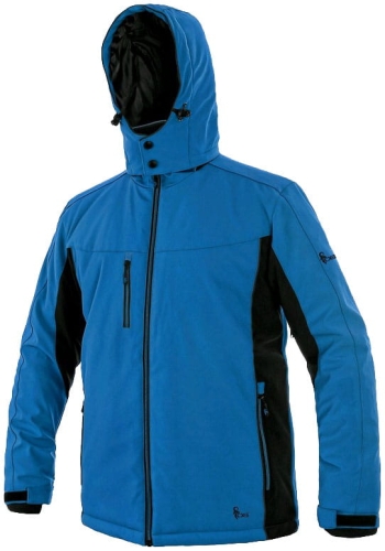 Kurtka CXS VEGAS softshell zimowa niebiesko-czarna