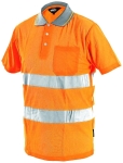 Koszulka polo DOVER ostrzegawcza pomarańczowa