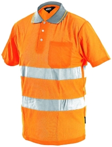 Koszulka polo DOVER ostrzegawcza pomarańczowa