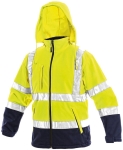 Kurtka ostrzegawcza CXS DERBY softshell żółta