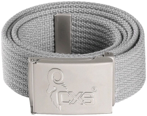 Pasek do spodni CXS KARUK 125cm tekstylny szary logo CXS