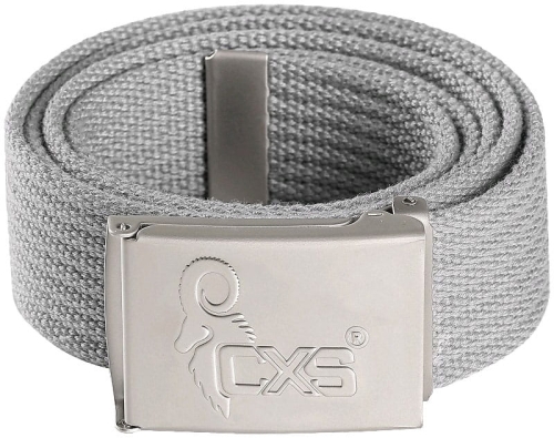 Pasek do spodni CXS KARUK 125cm tekstylny szary logo CXS