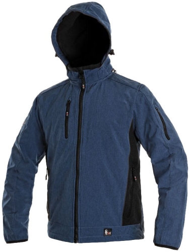 Kurtka CXS DURHAM softshell niebiesko-czarna