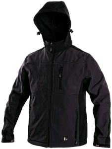 Kurtka CXS FRANCISCO softshell szaro-czarna