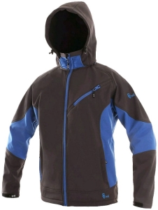 Kurtka CXS SACRAMENTO softshell szaro-niebieska