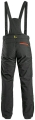 Spodnie CXS TRENTON softshell zimowe czarne żółto-pomarańczowe elementy HV