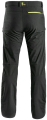 Spodnie CXS AKRON softshell czarne żółto-pomarańczowe elementy HV