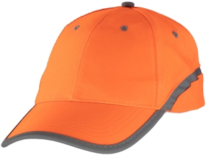 Czapka baseball BRIXTON FLASH odblaskowa pomarańczowa
