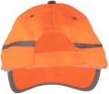 Czapka baseball BRIXTON FLASH odblaskowa pomarańczowa