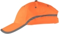 Czapka baseball BRIXTON FLASH odblaskowa pomarańczowa