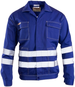 Bluza robocza BRIXTON CLASSIC odblaskowa niebieska