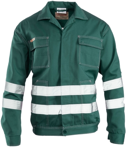 Bluza robocza BRIXTON CLASSIC odblaskowa zielona