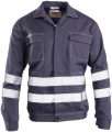 Bluza robocza BRIXTON CLASSIC odblaskowa stalowa