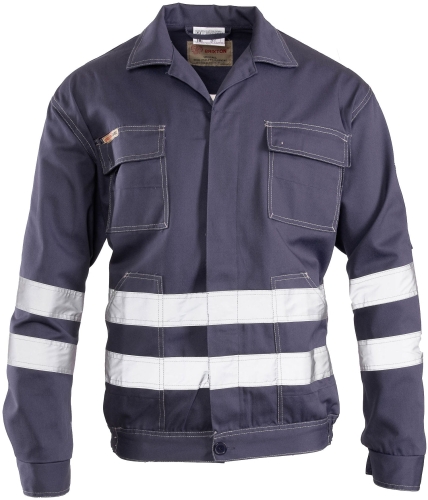 Bluza robocza BRIXTON CLASSIC odblaskowa stalowa