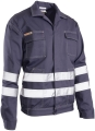 Bluza robocza BRIXTON CLASSIC odblaskowa stalowa
