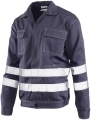 Bluza robocza BRIXTON CLASSIC odblaskowa stalowa