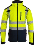 Kurtka ostrzegawcza ocieplana BRIXTON FLASH SOFTSHELL BF005 kat.II kl.2 żółta