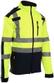 Kurtka ostrzegawcza ocieplana BRIXTON FLASH SOFTSHELL BF005 kat.II kl.2 żółta